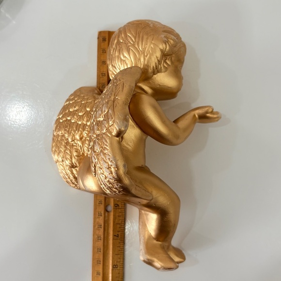 90s Cherubs Gilded Sitting Celestial Gold Whimsical
Hollywood Regency Rococo - Picture 8 of 16
